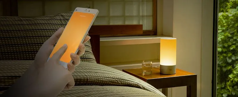 Xiaomi YEELIGHT Bedside Lamp |Noční lampa | Zlatá, Bluetooth Typ łącznościWi-Fi