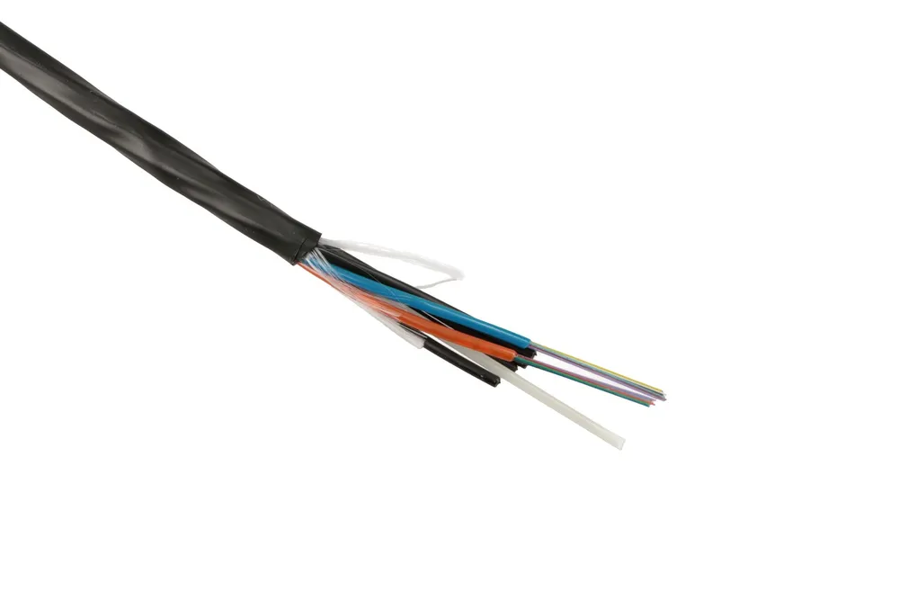 Optický kabel pro mikrokanalizace 24F | Jednomodový, 2T12F, G652D, 0,6kN, 5.8mm | Extralink Standard włóknaG.652.D