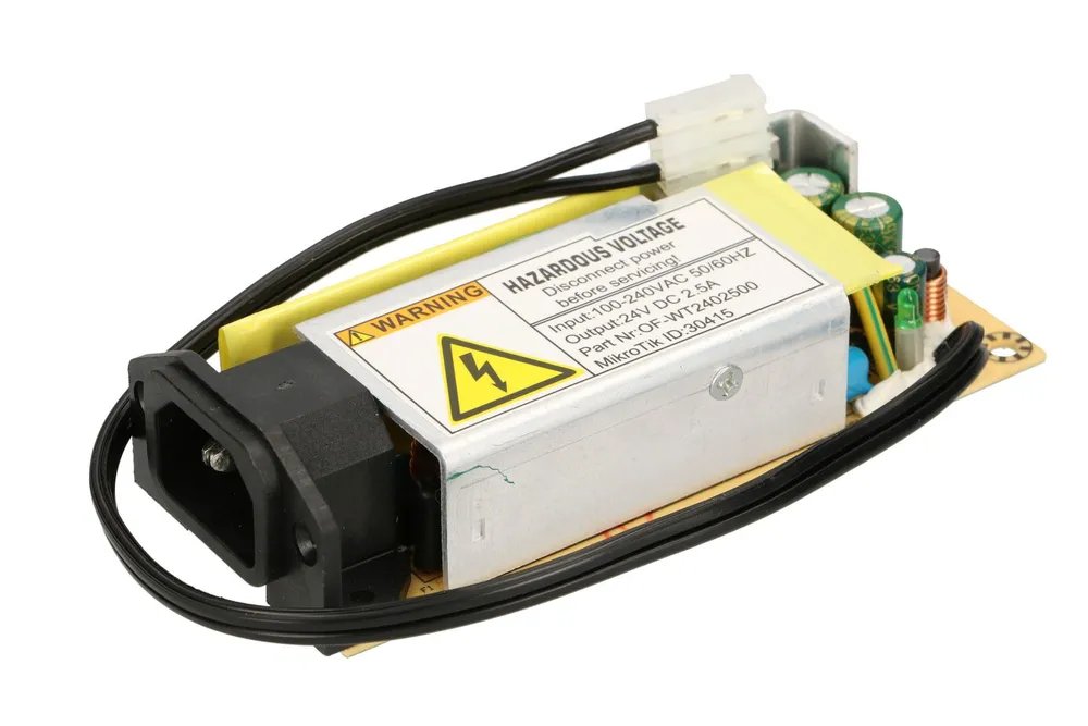 MikroTik 24V2APOW | Fuente de alimentación | 24V, 2.5A dedicado a CCR1009-7G-1C-1S+, CRS317-1G-16S+RM 3