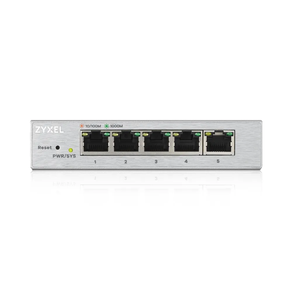 Zyxel GS1200-5 | Switch | 5x RJ45 1000Mb/s, no gestionado Typ obudowyDesktop