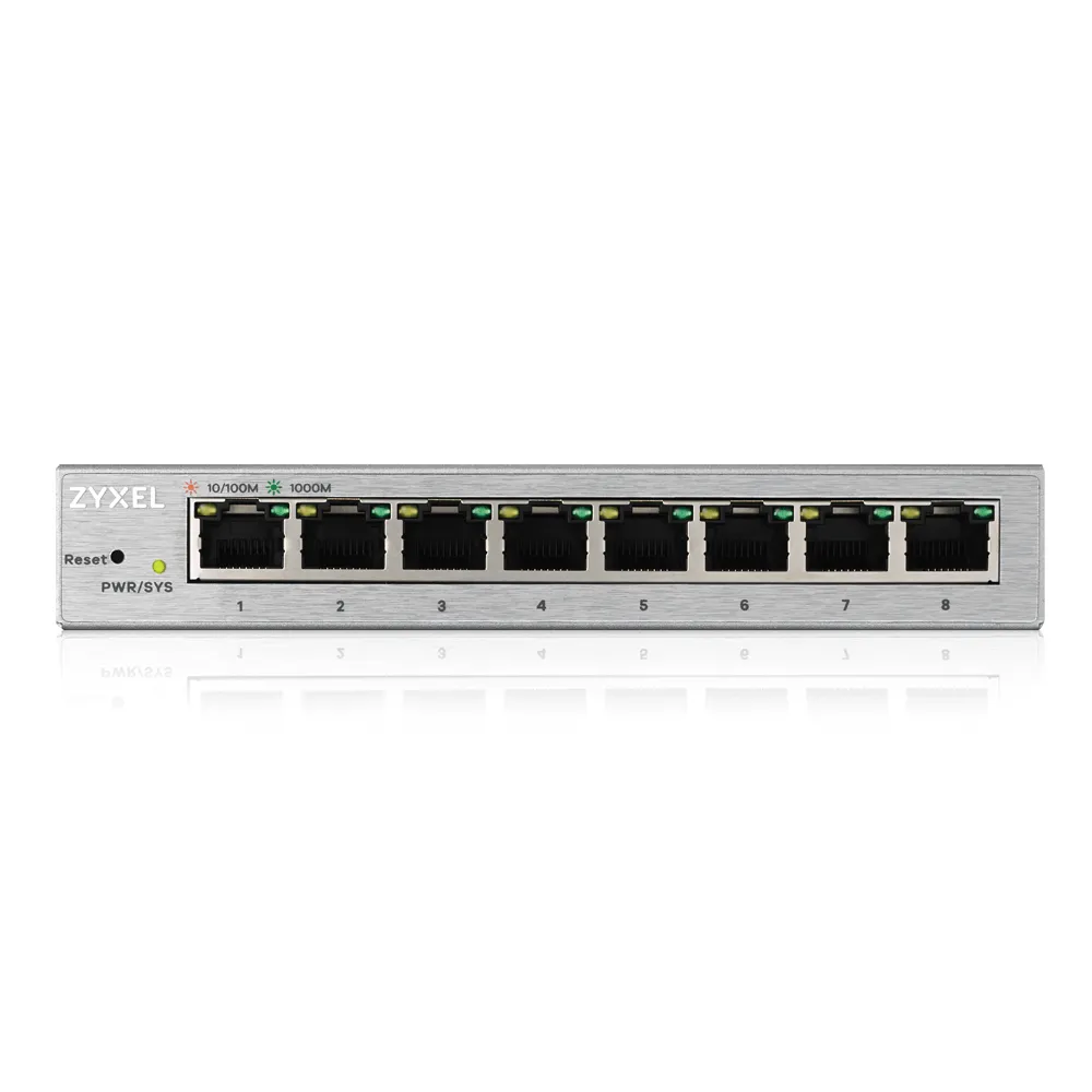 Zyxel GS1200-8 | Switch | 8x RJ45 1000Mb/s, gestionado Typ obudowyDesktop