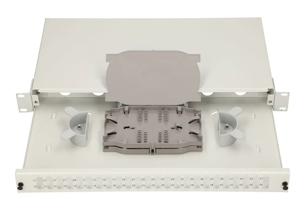 Extralink 48 Core | Patch panel | 24 SC Duplex, 48 core, gris 3