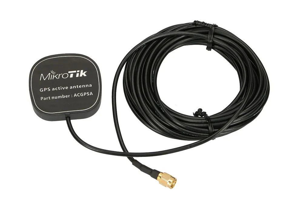 MikroTik ACGPSA | GPS Antenna | 1575.4MHz, 1x SMA, IP67, para usar con LtAP mini LTE Kit Częstotliwość antenyGPS 1575,42 MHz