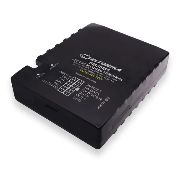 Teltonika FM36M1 | GPS Tracker | NB-IoT, LTE CAT M1 with high gain GNSS and IoT/GSM antennas, internal backup battery Pamięc wbudowana 1MB