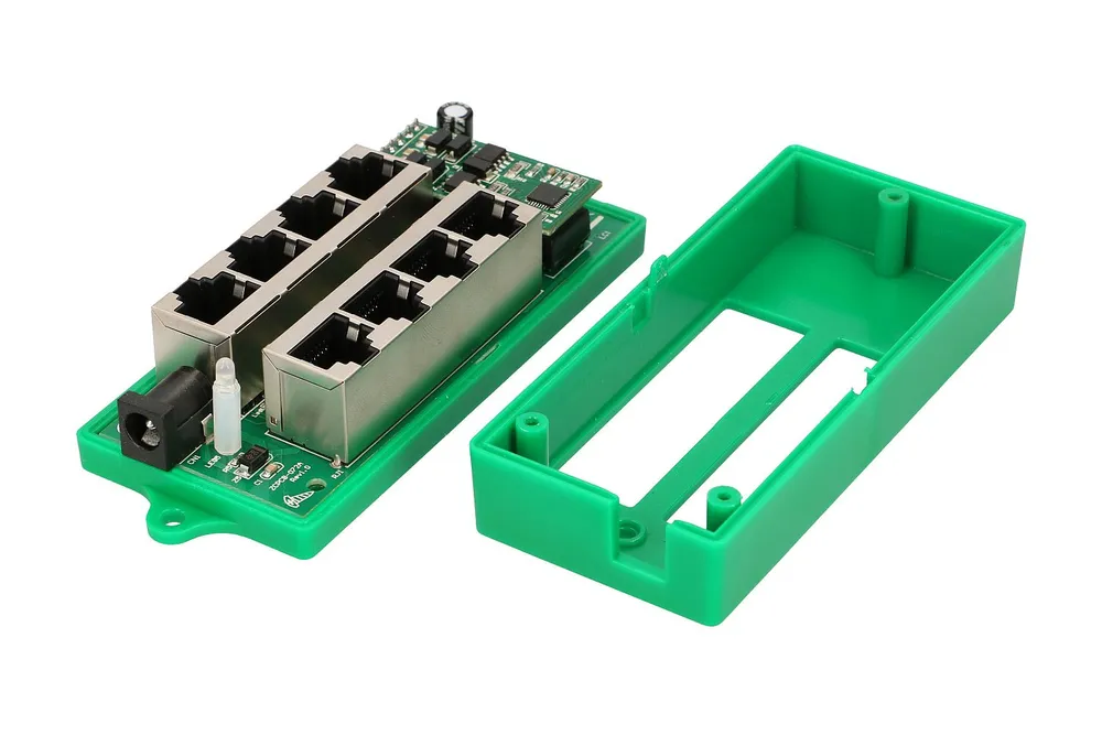 Extralink 4 Puertos | Gigabit PoE Inyector | Activo, 4 puertos Gigabit 802.3at/af, Modo A 9