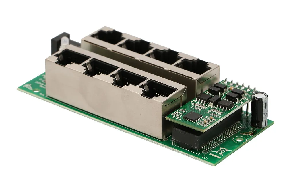 Extralink 4 Puertos | Gigabit PoE Inyector | Activo, 4 puertos Gigabit 802.3at/af, Modo A 8