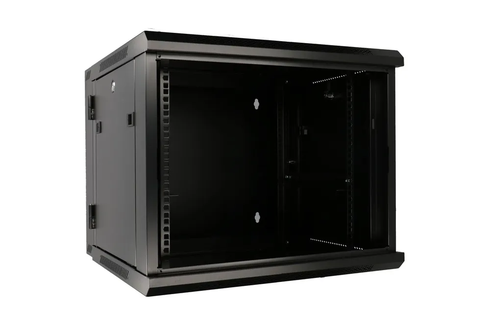 Extralink 6U 600x600 AZH Negro | Armario rackmount | montaje en la pared, tipo swing Wysokość szafy6U