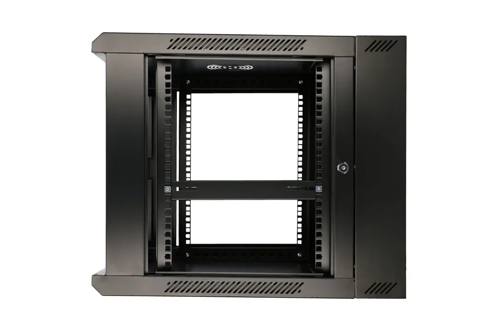 Extralink 6U 600x600 AZH Negro | Armario rackmount | montaje en la pared, tipo swing 6