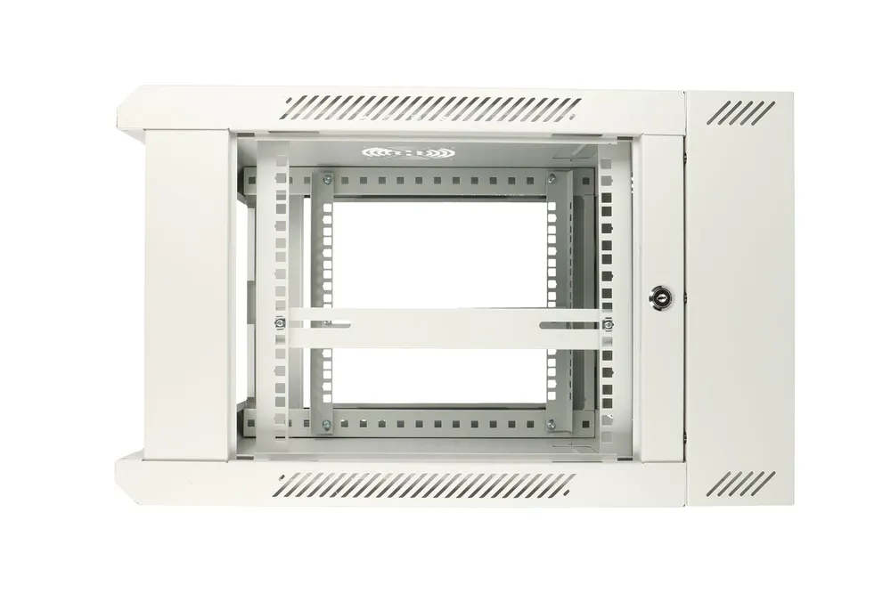 Extralink 6U 600x600 AZH Šedá | Racková skříň | montovaná na zdi, dvoudílná 6