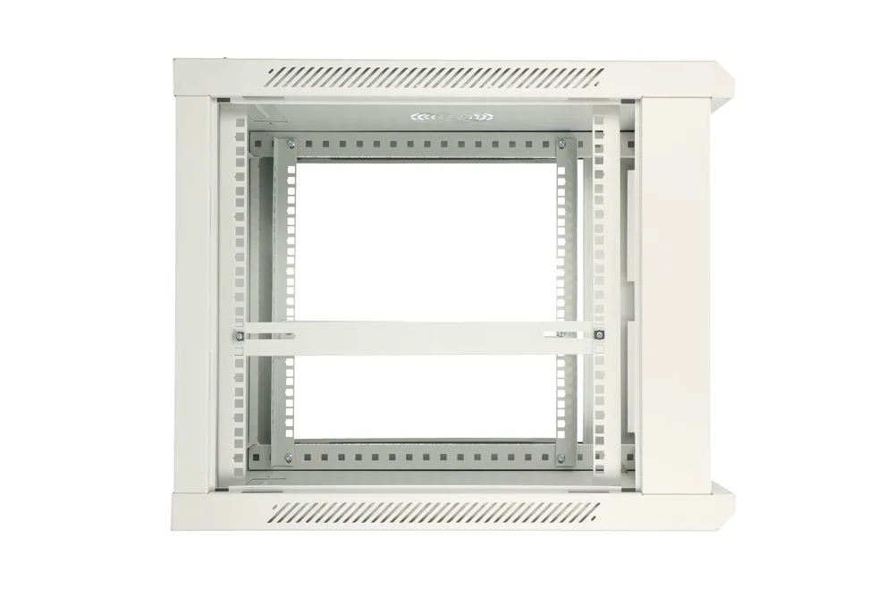 Extralink 9U 600x600 ASP Gris | Armario rackmount | montaje en la pared, puerta de metal Szerokość600mm