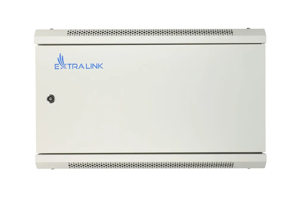 Extralink 6U 600x600 ASP Gris | Armario rackmount | montaje en la pared, puerta de metal Wysokość szafy6U