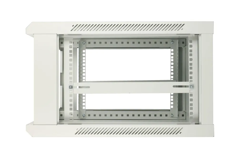 Extralink 6U 600x600 ASP Gris | Armario rackmount | montaje en la pared, puerta de metal Szerokość600mm