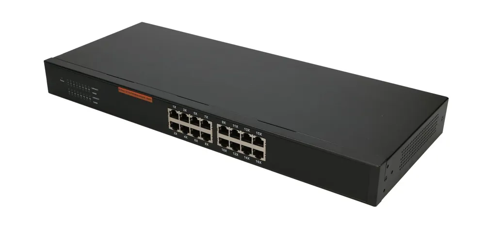 Extralink EVAN | Switch | 16x 10/100/1000Mb/s Gigabit, Rackmount Typ obudowyRack (1U)