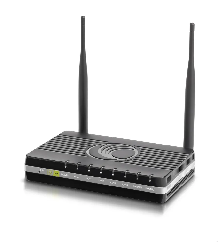 Cambium CNPILOT R200P | Router WiFi | VoIP Gateway, 2,4GHz, 4x RJ45 100Mb/s, 2x RJ11, wyjście PoE Częstotliwość pracy2.4 GHz