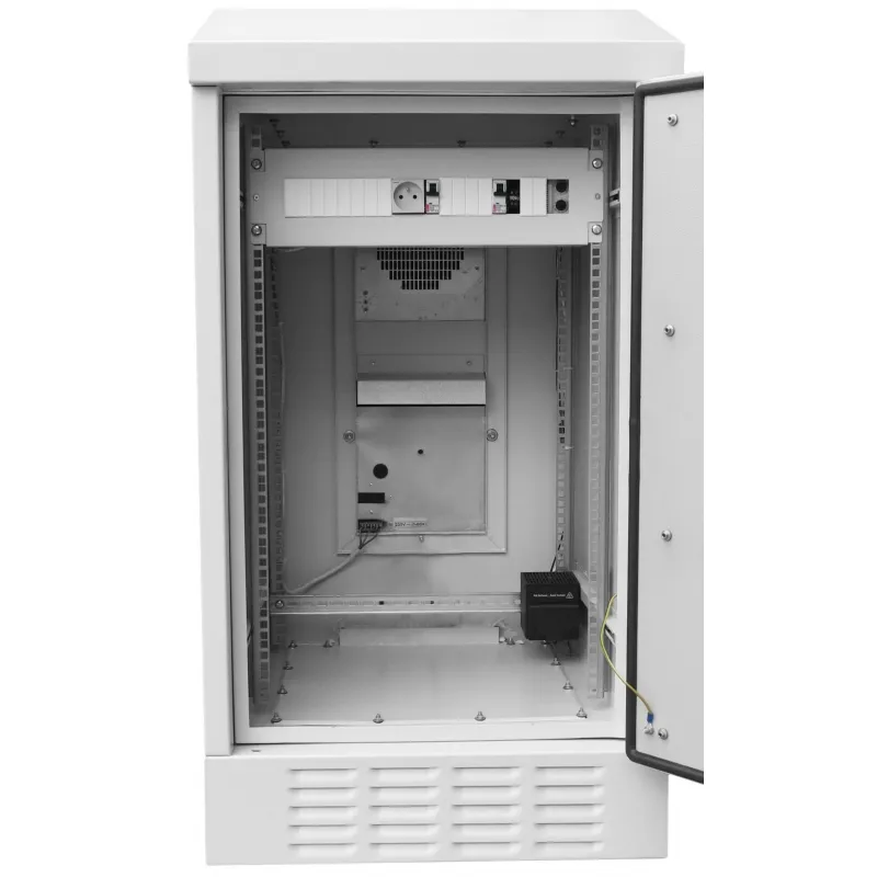 Mantar SZK-18U 19'' 113/61/89 AC | Armario | para montaje en alcantarilla SK-1, con aire acondicionado KolorSzary