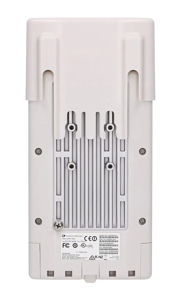 Cambium EPMP 2000 Lite (10SM) ROW | Přístupový bod | Inteligentní filtrování, 5GHz 2x2 MIMO, 1x RJ45 1000Mb/s Region / kabel zasilającyROW/EU
