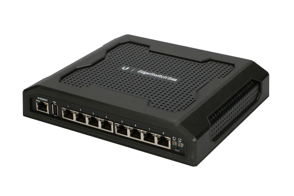 Ubiquiti ES-8XP | Switch | EdgeSwitch, 8x RJ45 1000Mb/s PoE, 150W Moc (W)150