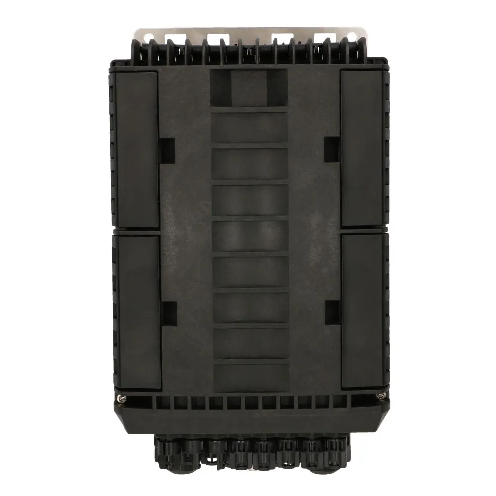 Extralink Pola | Caja de fibra óptica | 16 soldaduras, negro Max. liczba spawów16 Core