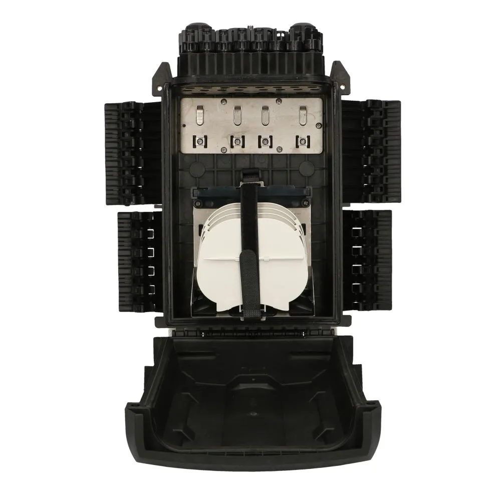 Extralink Pola | Caja de fibra óptica | 16 soldaduras, negro 6
