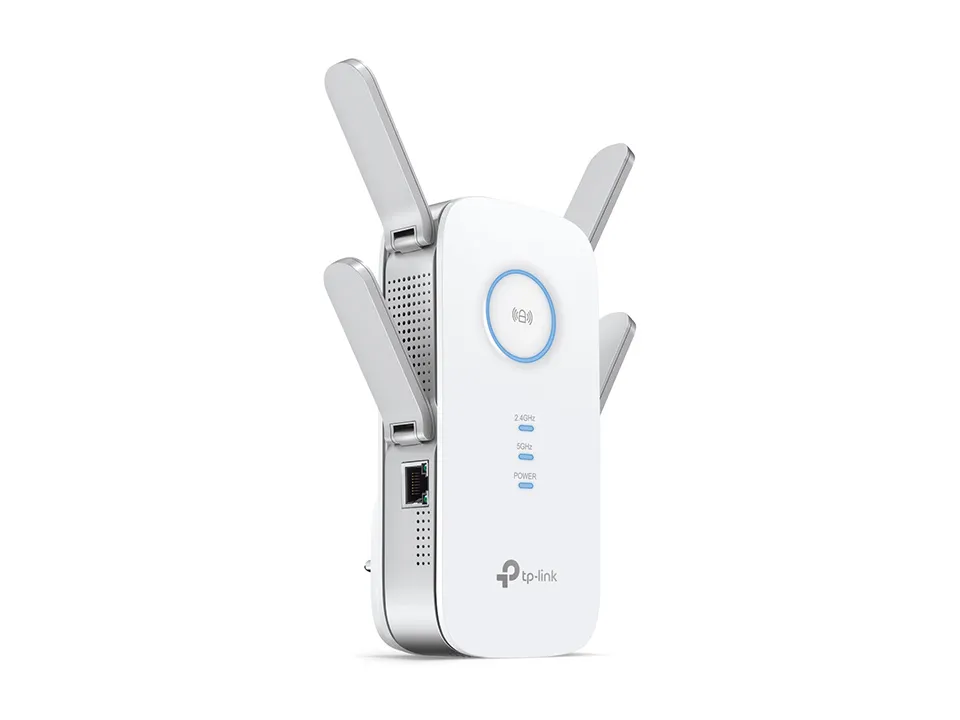 TP-Link RE650 | Extensor de Cobertura Wi-Fi | MU-MIMO, AC2600, Dual Band, 1x RJ45 1000Mb/s Ilość portów WANNie dotyczy
