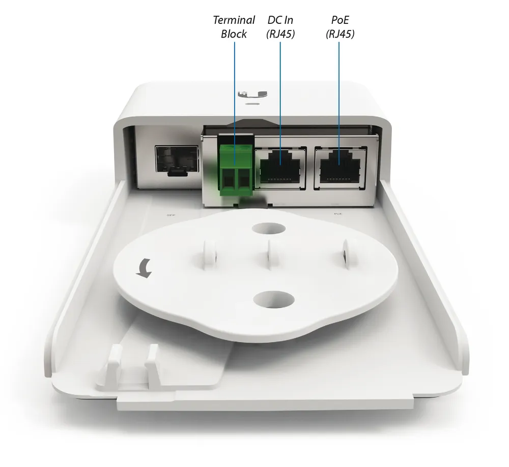 Ubiquiti F-POE-G2 | Media convertidor | FiberPoE Gen 2, 1x SFP, 1x RJ45 1000Mb/s Rodzaj złącza światłowodowegoSlot SFP