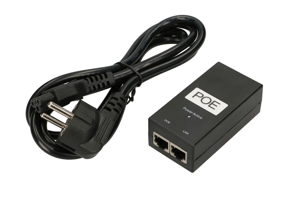 Extralink POE-24-12W | PoE Fuente de alimentación | 24V, 0,5A, 12W, AC cable incluido 3