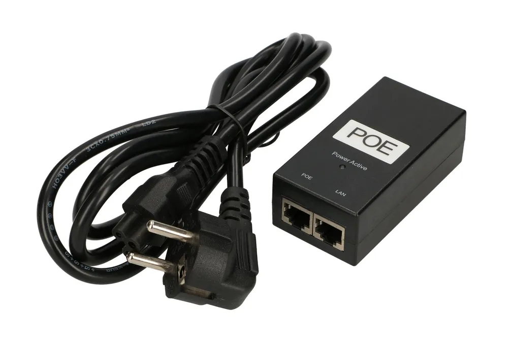 Extralink POE-48-24W | PoE Fuente de alimentación | 48V, 0.5A, 24W, AC cable incluido 3