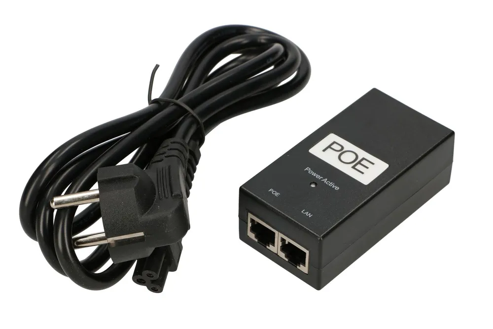 Extralink POE-24-24W-G | Fonte de alimentaçao PoE | 24 V, 1 A, 24 W, Gigabit, cabo incluído 3