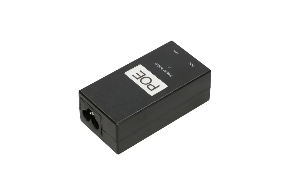 Extralink POE-48-24W-G | Zdroj napájení PoE | 48V, 0,5A, 24W, Gigabit, kabel v sadě 802.3af/at Napięcie wyjściowe48V