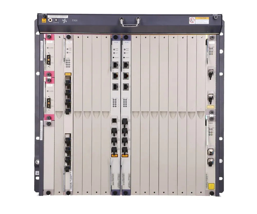 Huawei MA5680T | OLT | GPON, 2x GICF, 2x SCUN, 2x PRTE, brak karty PON 0