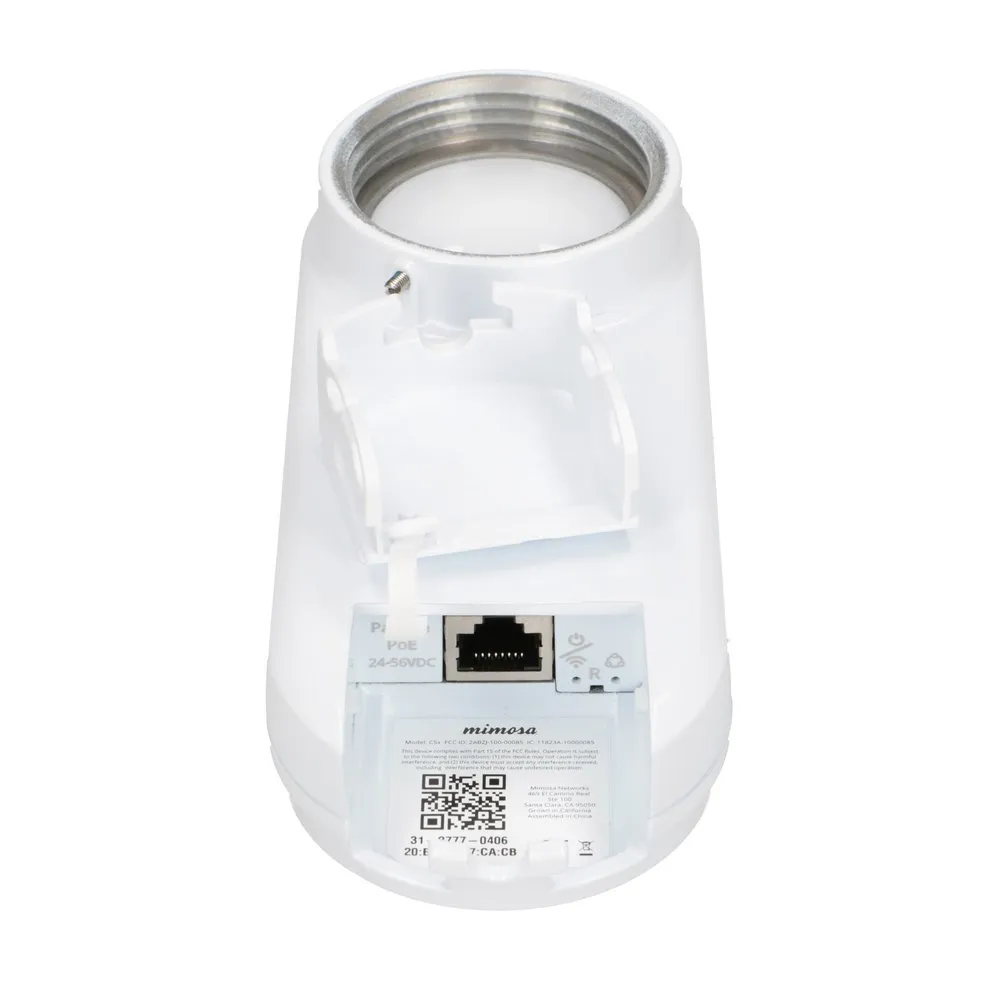 Mimosa C5X | CPE | 700Mbps, 4,9-6,4 GHz, antena integrada de 8dBi Rodzaj zasilania urządzeniaPassive PoE