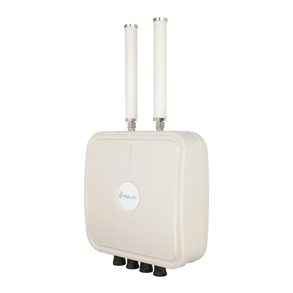 Extralink ELTEBOX Outdoor | Antenne | LTE + WiFi 2,4GHz, 4x RJ45, 2x Rundstrahlantenne PolaryzacjaPionowa