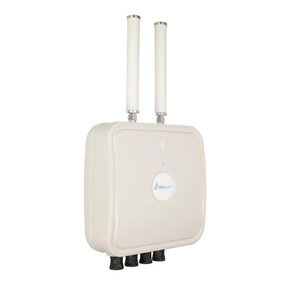 Extralink ELTEBOX Outdoor | Antenne | LTE + WiFi 2,4GHz, 4x RJ45, 2x Rundstrahlantenne 1