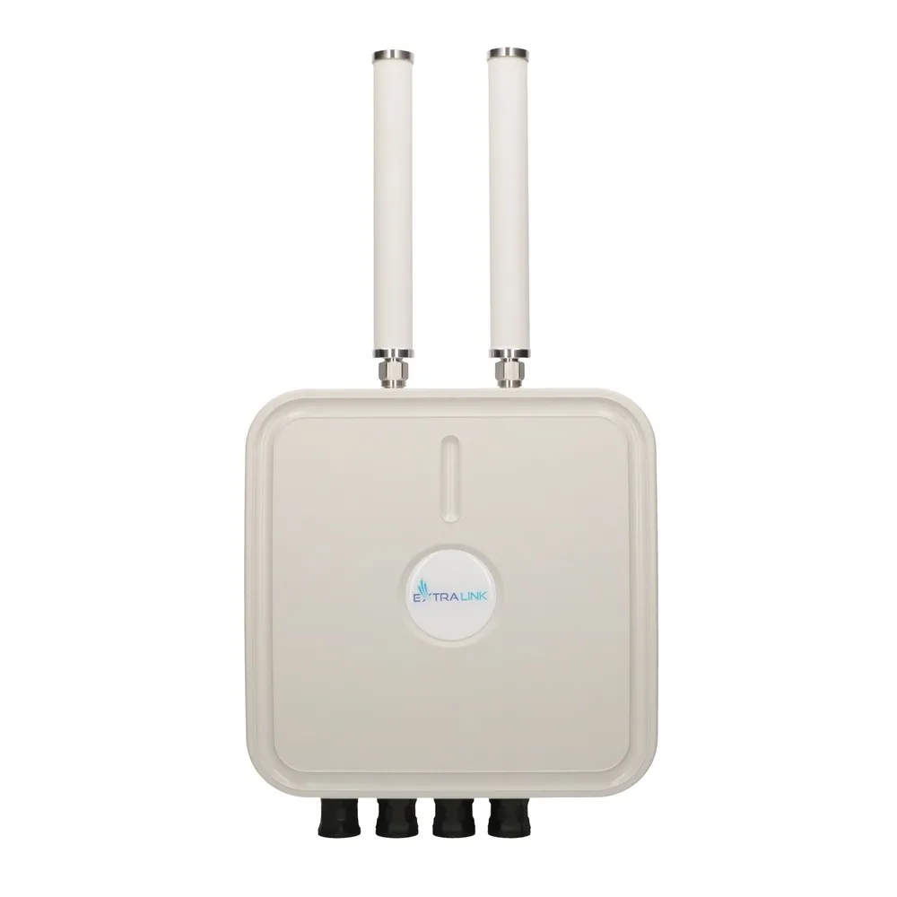Extralink ELTEBOX Outdoor | Antenne | LTE + WiFi 2,4GHz, 4x RJ45, 2x Rundstrahlantenne 2