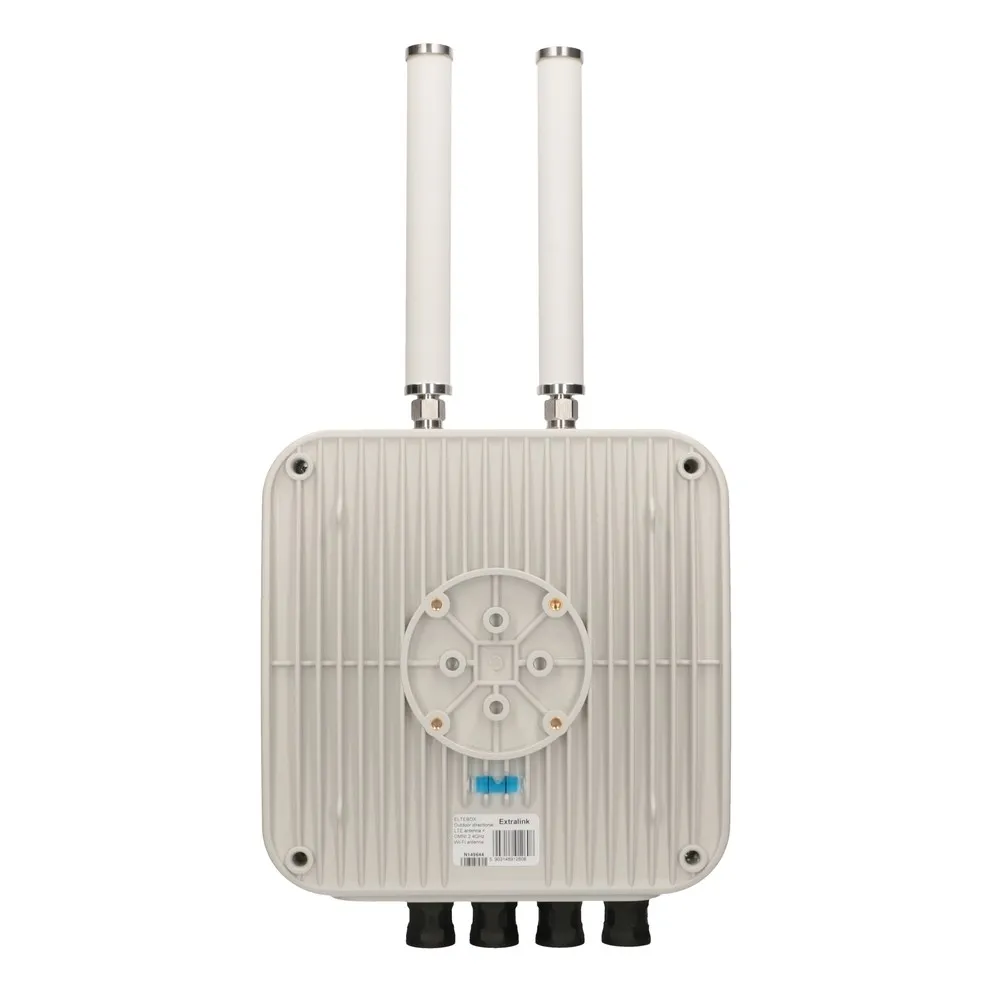 Extralink ELTEBOX Outdoor | Antenne | LTE + WiFi 2,4GHz, 4x RJ45, 2x Rundstrahlantenne 3