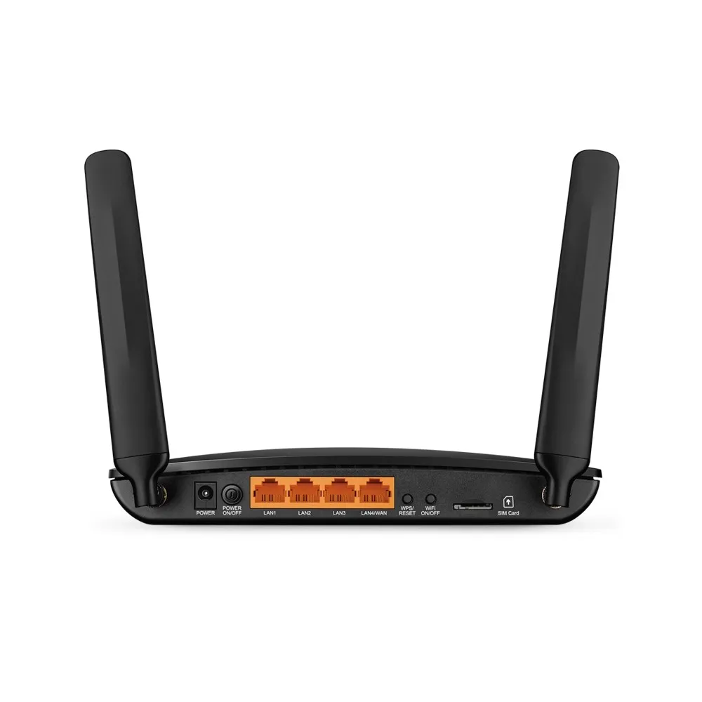TP-Link Archer MR400 | LTE Router | AC1200, Dual Band, 4x RJ45 100Mb/s, 1x SIM Ilość portów WAN1x 10/100BaseTX (RJ45)