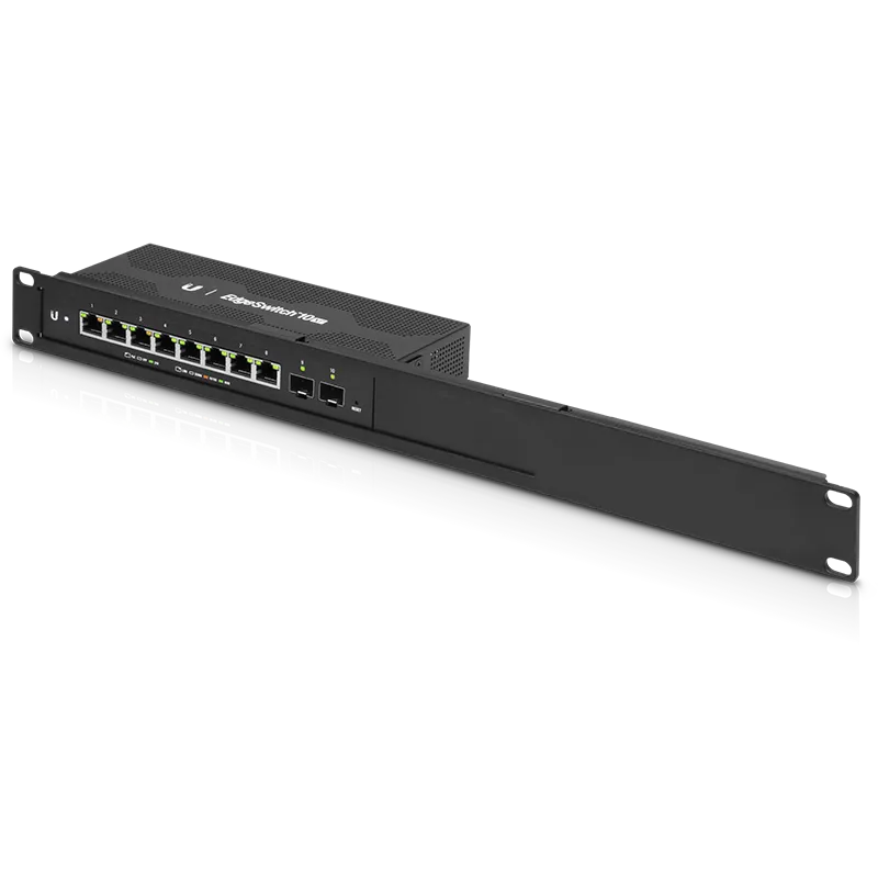 Ubiquiti ES-10XP | Switch | EdgeMAX EdgeSwitch, 8x RJ45 1000Mb/s PoE, 2x SFP Typ obudowyDesktop