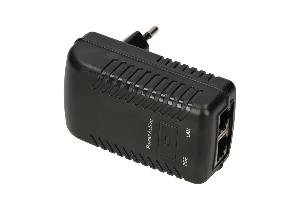 Extralink POE-12-12W | Zasilacz PoE | 12V, 1A, 12W, wtyk do gniazda elektrycznego Moc zasilacza< 25W