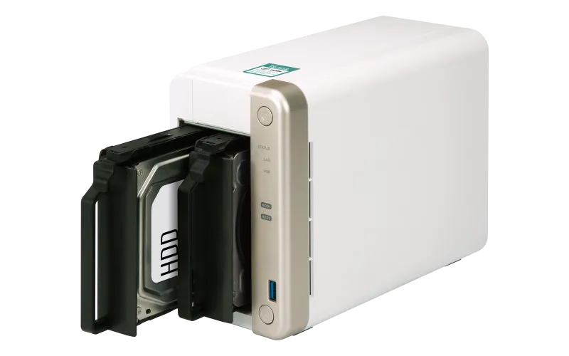 TS-251B-4G | Server NAS | SATA 6Gbps, 1x Gbe LAN, 5x USB, max. 2x HDD/SSD Seria procesoraIntel Celeron Dual-Core