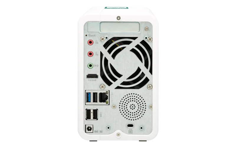 TS-251B-4G | Server NAS | SATA 6Gbps, 1x Gbe LAN, 5x USB, max. 2x HDD/SSD Ilość zainstalowanych dysków0