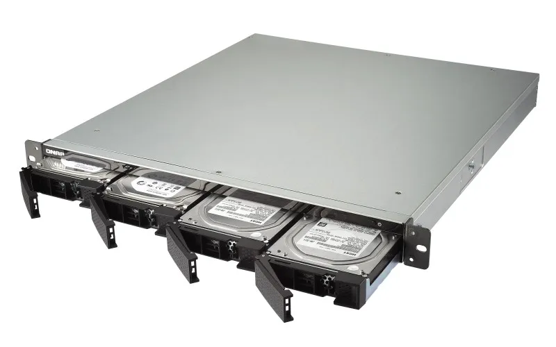TS-453BU-2G | Server NAS | SATA 6Gbps, 4x Gbe LAN, 4x USB, max. 4x HDD/SSD, 1U rack Ilość zainstalowanych dysków0
