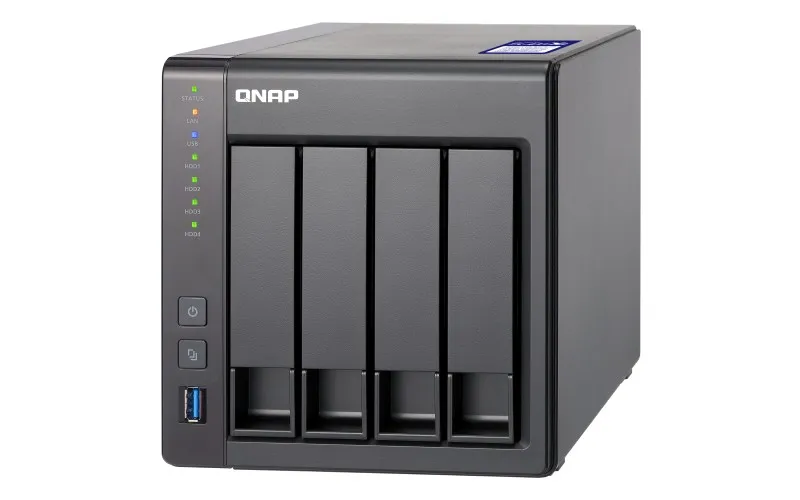TS-431X2-8G | Servidor NAS | SATA 6Gbps, 2x Gbe LAN, 1x SFP+, 3x USB, máx. 4x HDD/SSD Maksymalna ilość dysków4