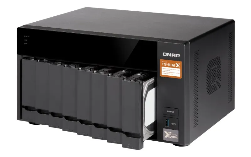 QNAP TS-832X-2G Seria procesoraARM Quad-Core
