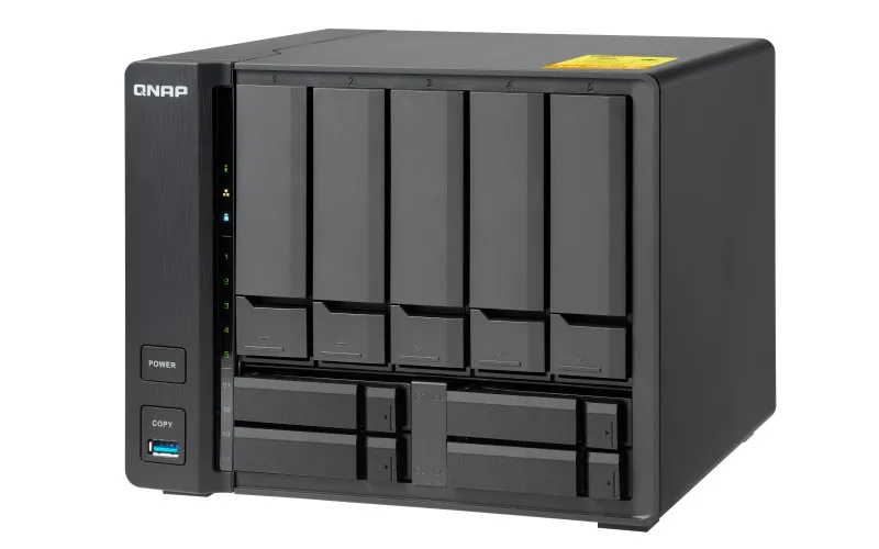 TS-932X-8G | NAS Serwer | SATA 6Gbps, 2x Gbe LAN, 2x SFP+, 3x USB, maks. 9x HDD/SSD Maksymalna ilość dysków9