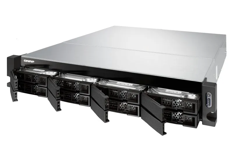 TS-832XU-4G | NAS Server | SATA 6Gbps, 2x Gbe LAN, 2x SFP+, 4x USB, max. 8x HDD/SSD, 2U rack Ilość zainstalowanych dysków0