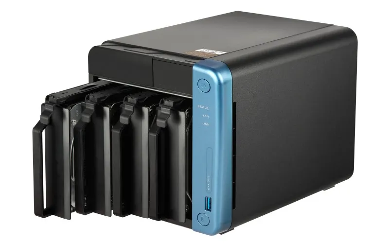 TS-453BE-2G | Server NAS | SATA 6Gbps, 2x Gbe LAN, 5x USB, max. 4x HDD/SSD Seria procesoraIntel Celeron Quad-Core