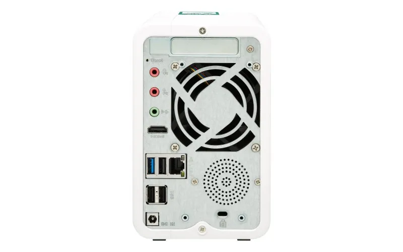 TS-251B-2G | Servidor NAS | SATA 6Gbps, 1x Gbe LAN, 5x USB, máximo. 2x HDD/SSD Ilość zainstalowanych dysków0