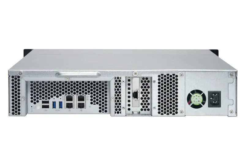 TS-1263XU-RP-4G | Server NAS | SATA 6Gbps, 4x Gigabit LAN, 1x 10 Gigabit LAN,, max. 12x HDD/SSD, 2U rack Seria procesoraAMD Quad-Core