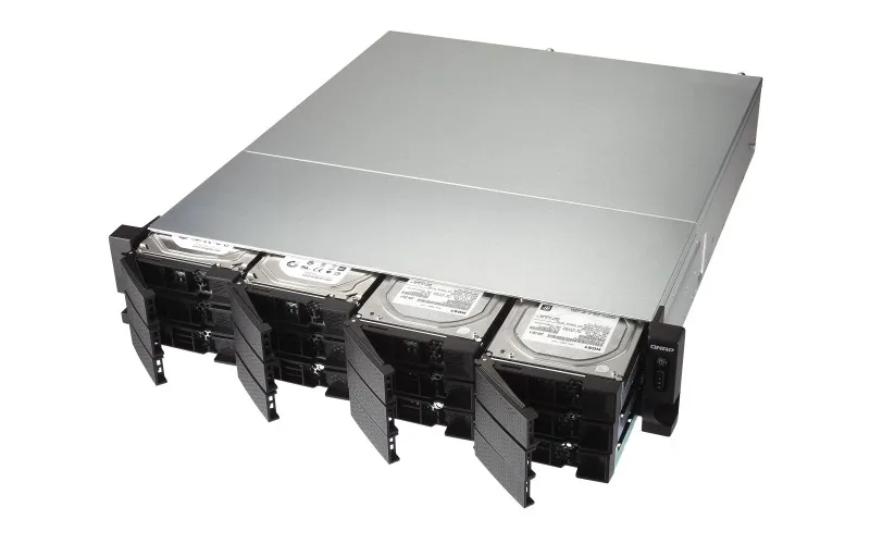 TS-1263XU-RP-4G | Server NAS | SATA 6Gbps, 4x Gigabit LAN, 1x 10 Gigabit LAN,, max. 12x HDD/SSD, 2U rack Ilość zainstalowanych dysków0