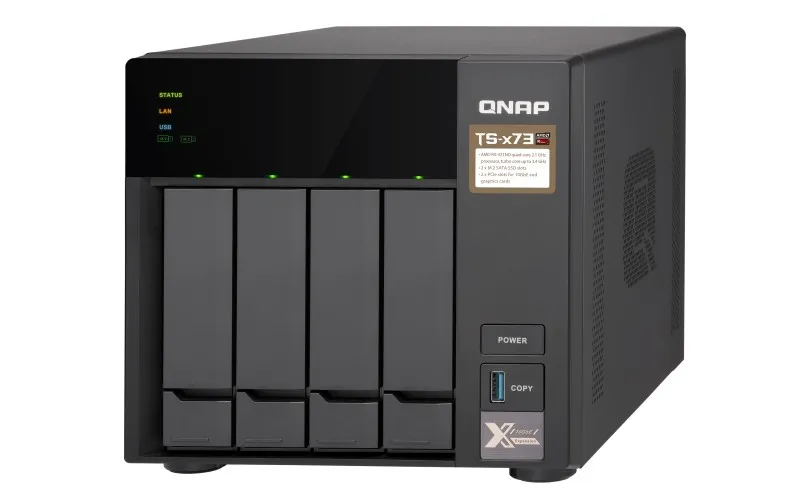 TS-473-4G | Servidor NAS | SATA 6Gbps, 4x Gbe LAN, 4x USB, máximo. 4x HDD/SSD Maksymalna ilość dysków4